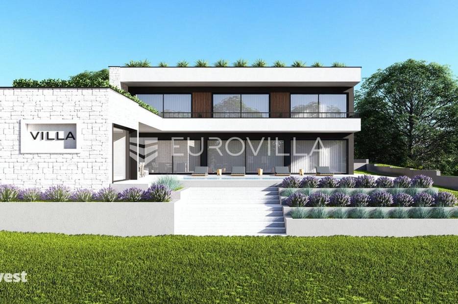 Istra, Kaštelir- Labinci, jedinstvena vila s panoramskim pogledom na more - cover