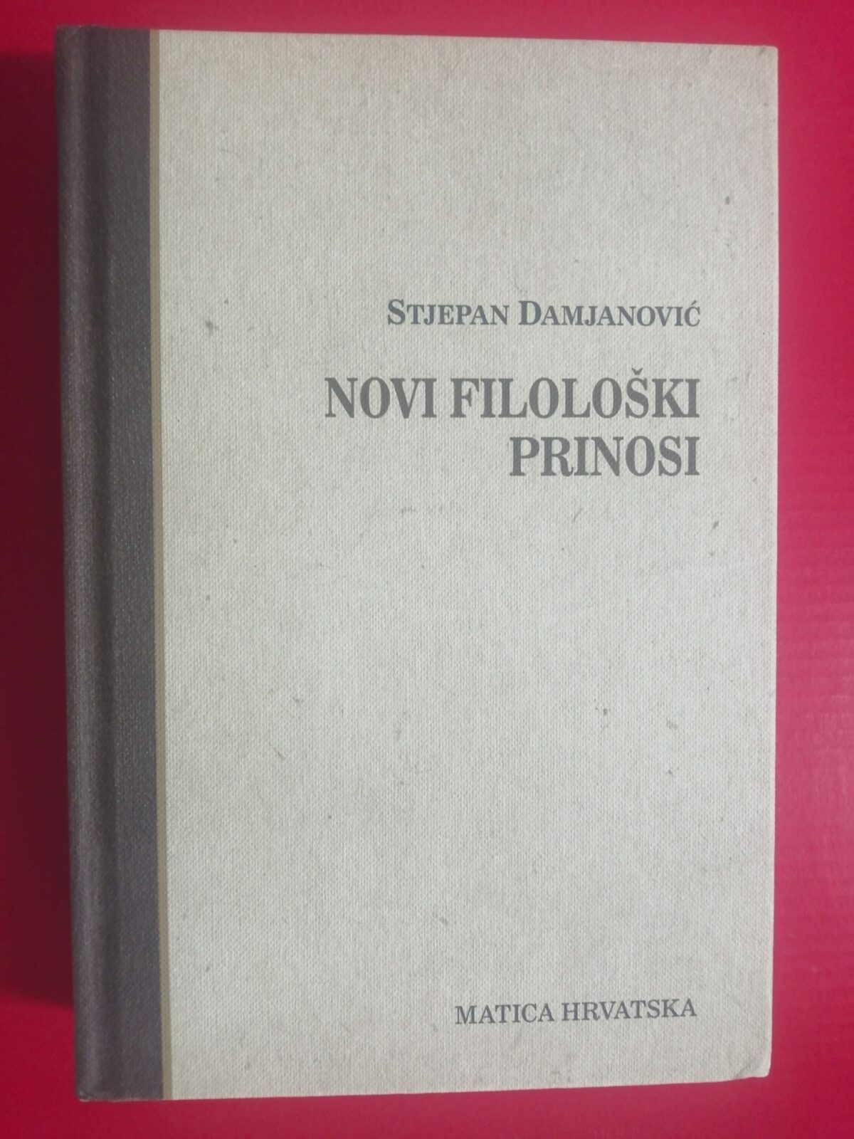 Stjepan Damjanović – Novi filološki prinosi [B46] - cover