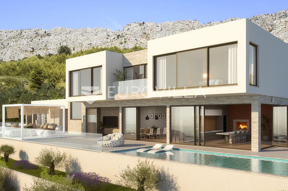 Jesenice, luksuzna vila u izgradnji s otvorenim pogledom na more - cover