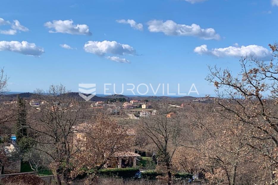 Istra, Poreč, građevinsko zemljište 963m2 s pogledom na more - cover