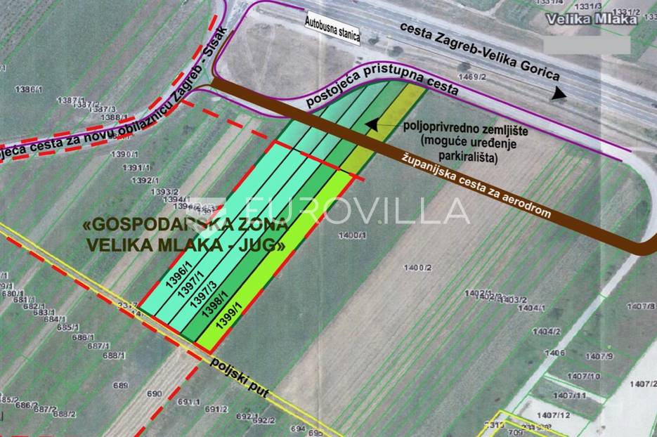 Velika Mlaka zemljište 15.708m2 u K zoni - cover