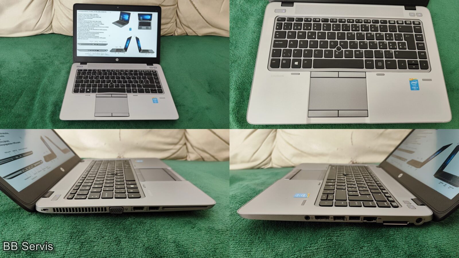 HP Elitebook 840 G2, i5-5300U, 14"FHD, 16GB, 256GB SSD - cover