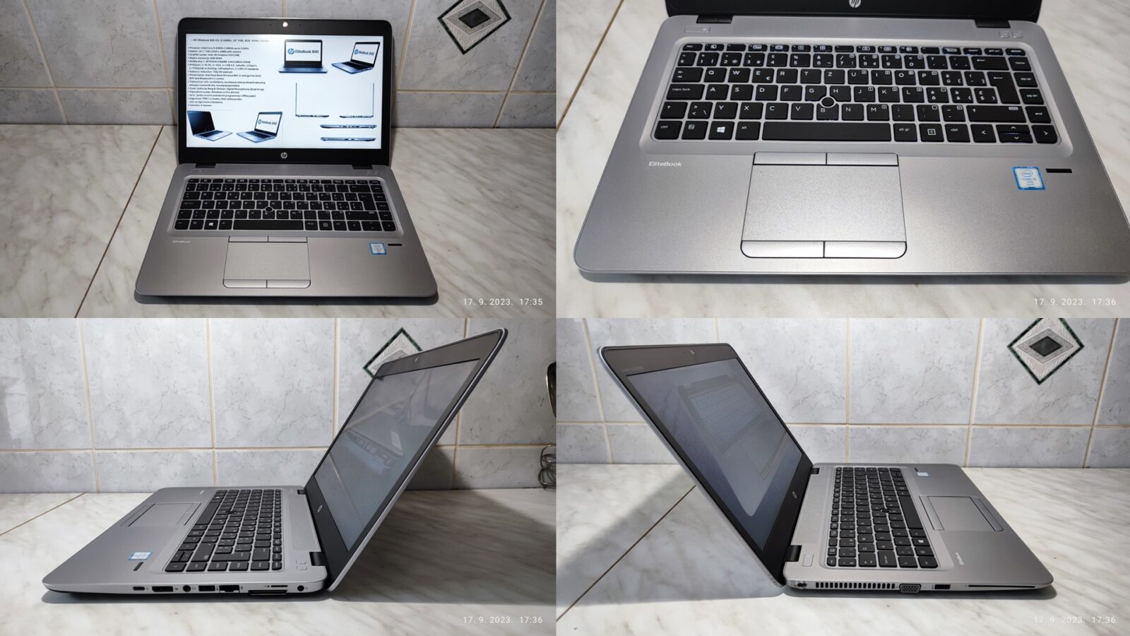 ⭐️HP Elitebook 840 G3, i5-6300U, 14" FHD, 8GB, NVMe 256GB⭐️ - cover