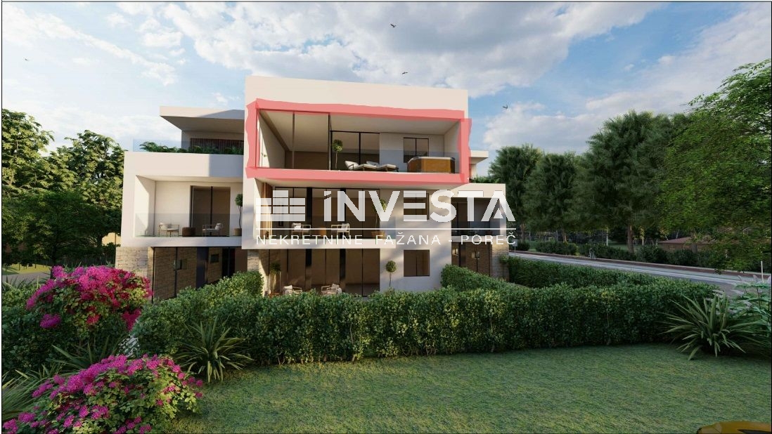 Poreč, prostrani stan na 2.katu novogradnje, 3SS+DB - cover