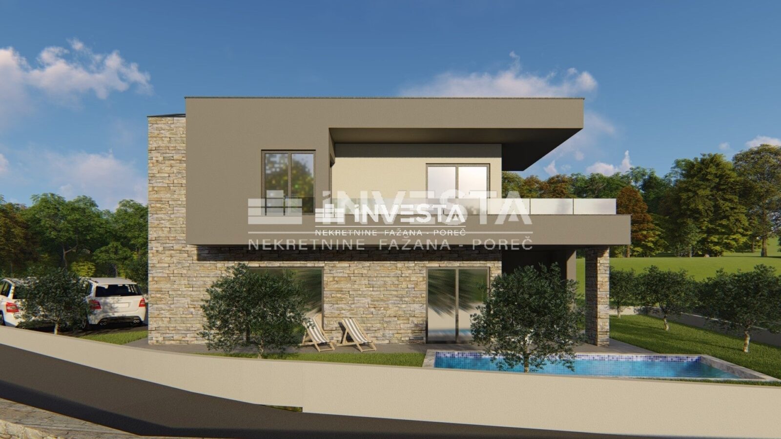 Istra, Marčana okolica, Vila s bazenom, 141 m2, 2 km od mora, NOVOGRADNJA - cover