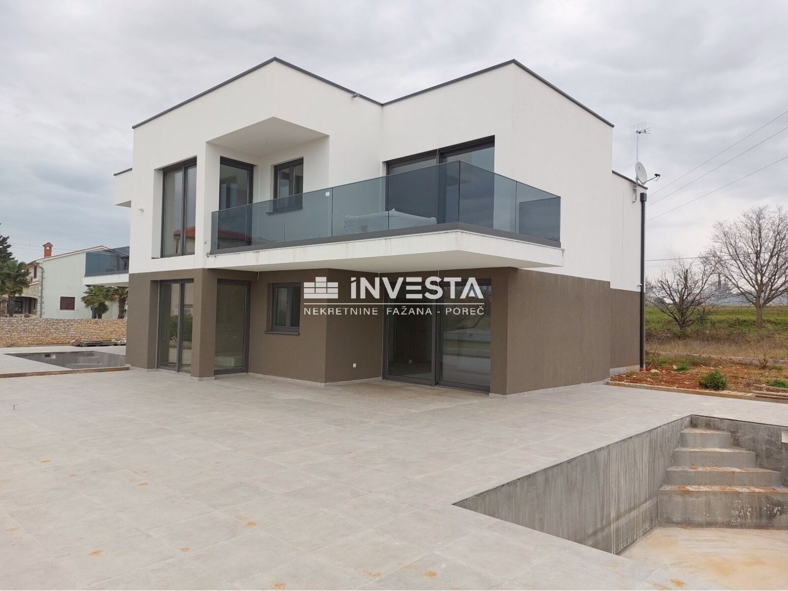 Poreč okolica, stan na 1.katu novogradnje, 96 m2, pogled na more - cover