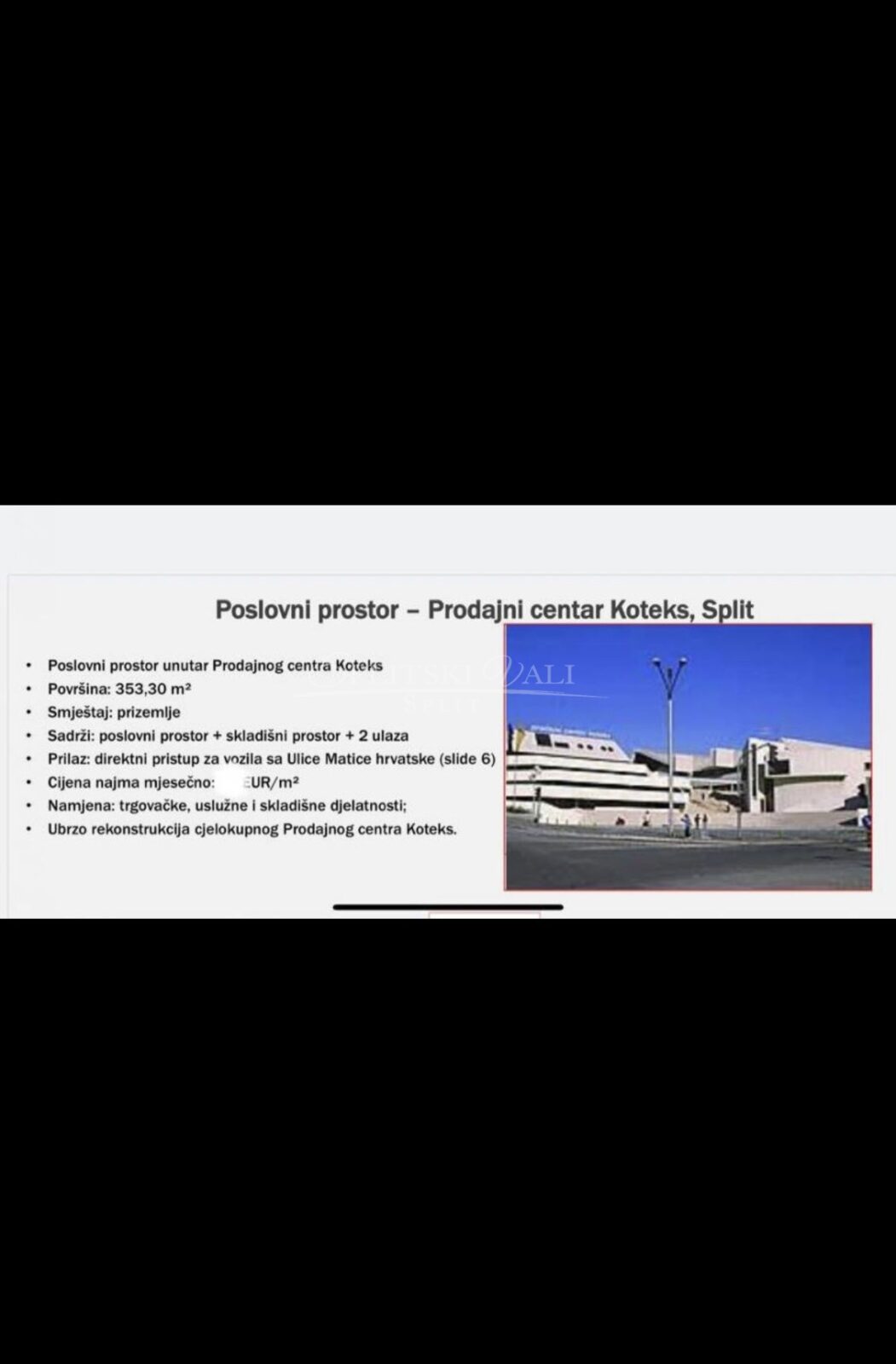 NAJAM POSLOVNOG PROSTORA NA GRIPAMA! (iznajmljivanje) - cover