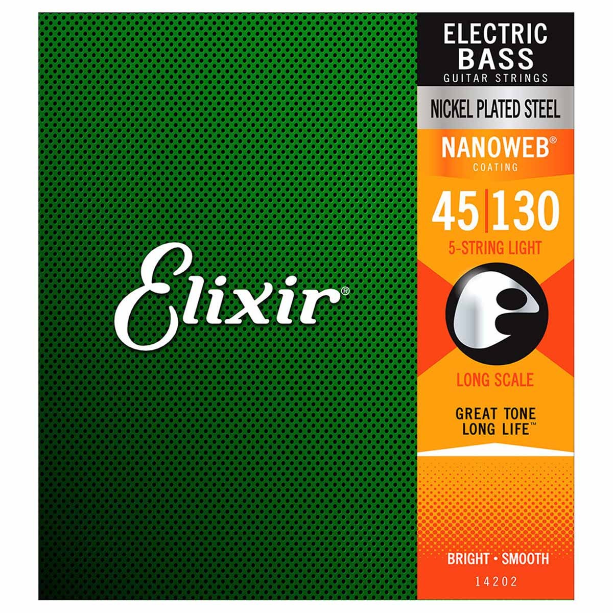 ELIXIR 45-130 LIGHT NANOWEB 5-STRING - cover