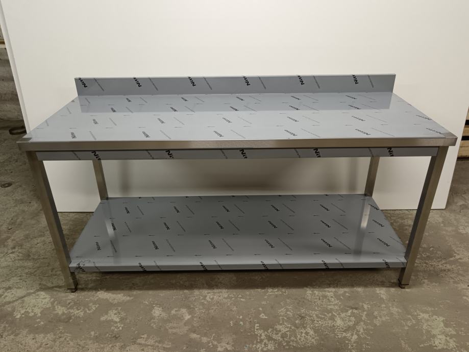 INOX radni stol dim. 1800x700x850/900mm - NOVO - cover