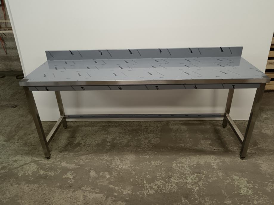 INOX radni stol dim. 2000x600x850/900mm - NOVO - cover