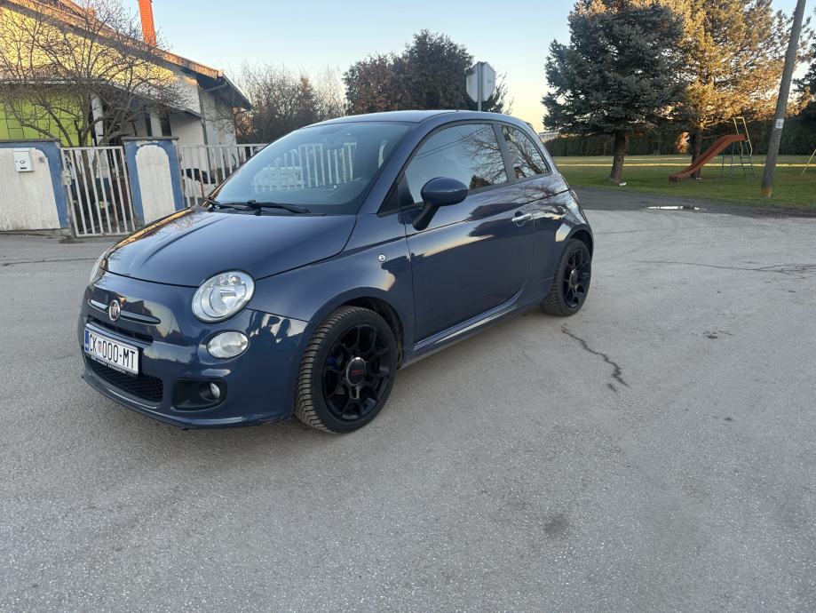 Fiat 500s1,2 8V,2013g.Abarth Look,klima,alu felge,kredit - cover