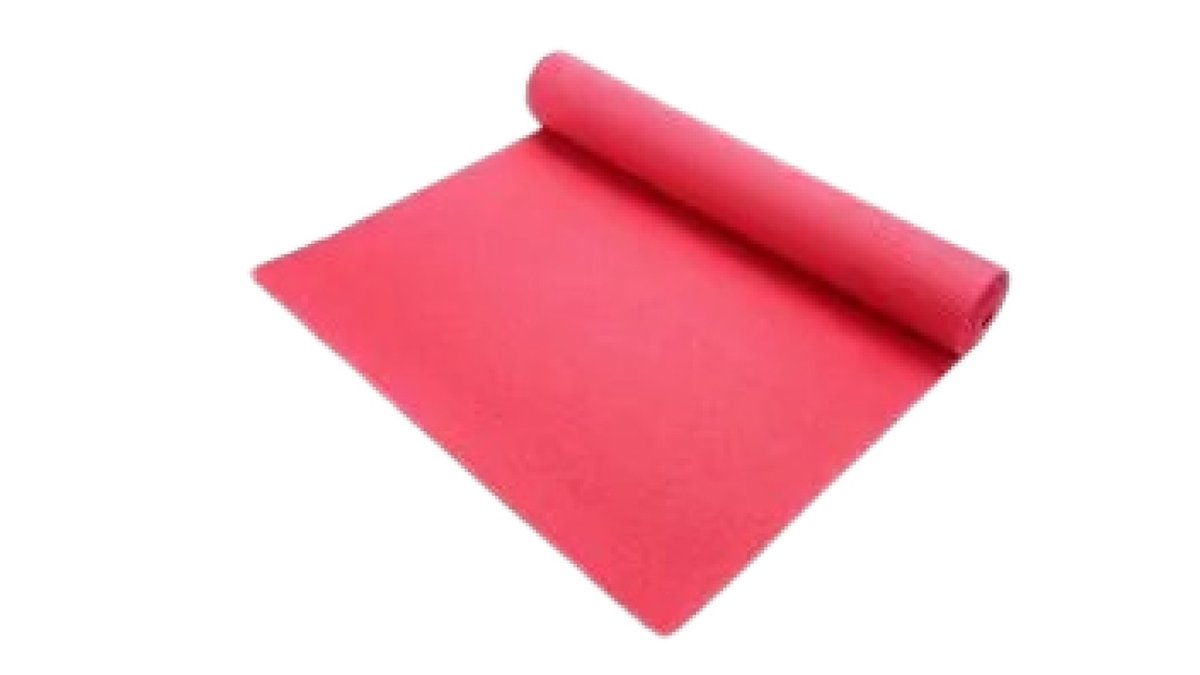 Fitness/yoga podloga za vježbanje-boja crvena - cover