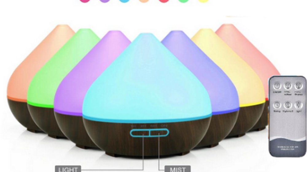 Aroma difuzor 550ml 7 LED boja + daljinski - cover