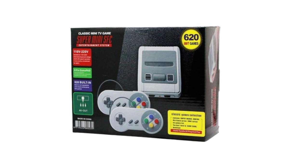 Super mini sfc classic 620 games - cover