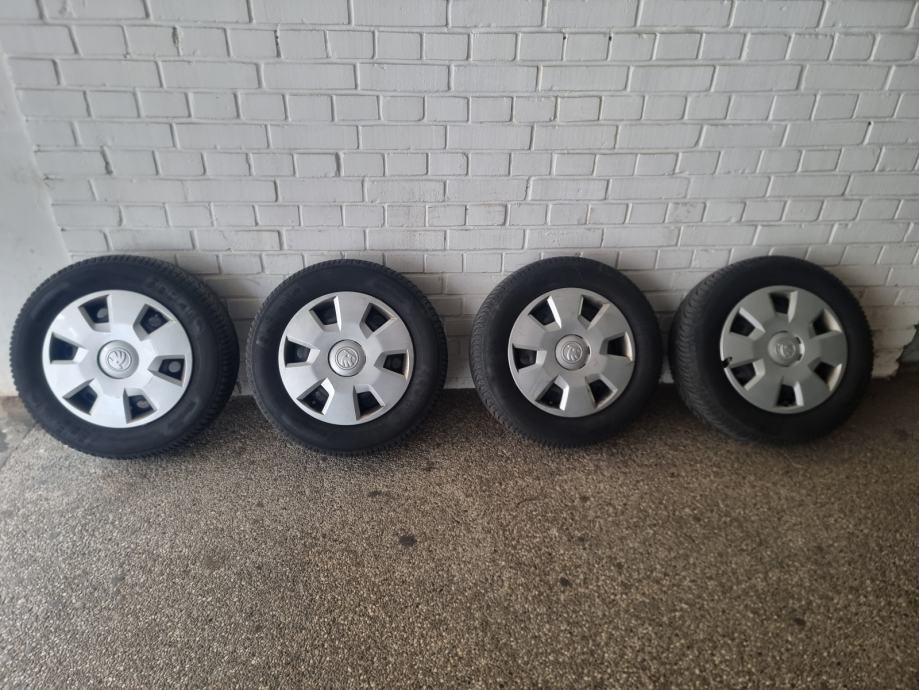 Čelične felge 5x112 15" sa zimskim gumama KLEBER Krisalp HP3 + ratkape - cover