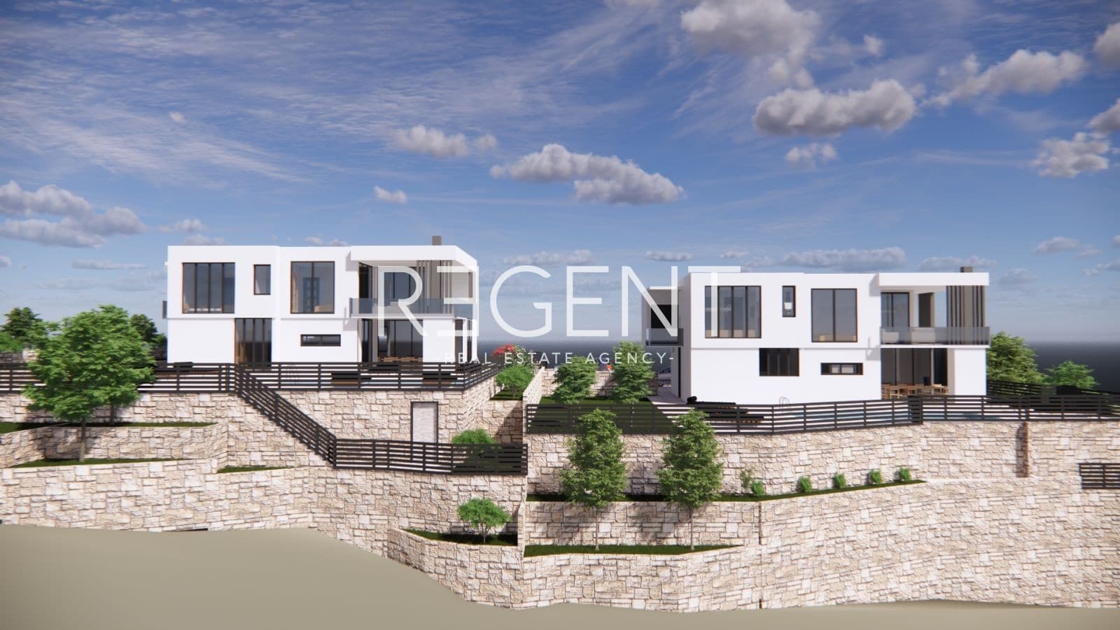 Split, Klis - Zemljište 1800 m2 s projektom za dvije vile - cover
