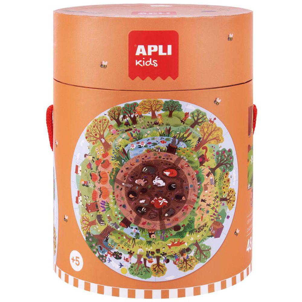 Apli slagalica kružnog oblika biosfera - cover