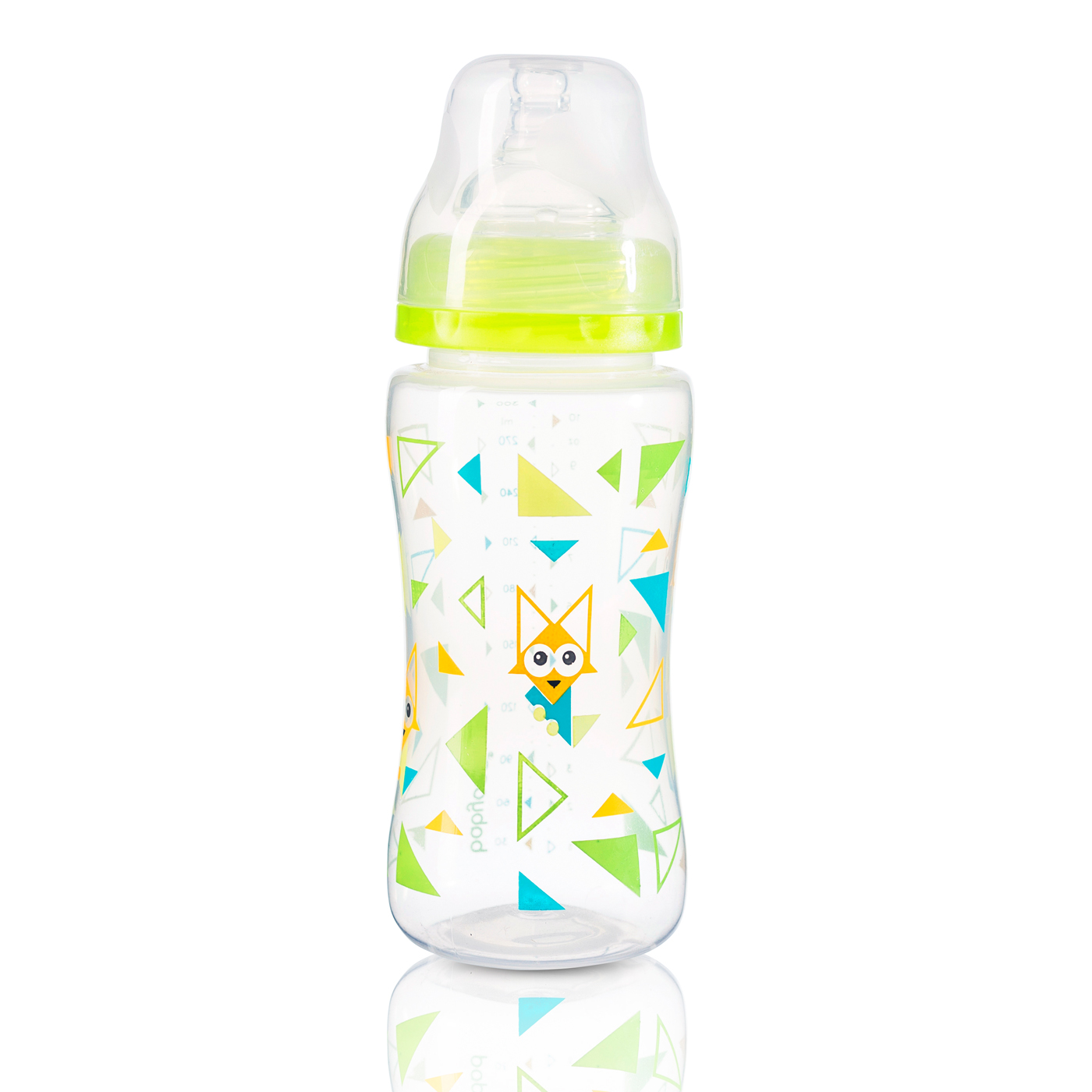 BabyOno Bočica 300 ml antikolik, zelena - cover