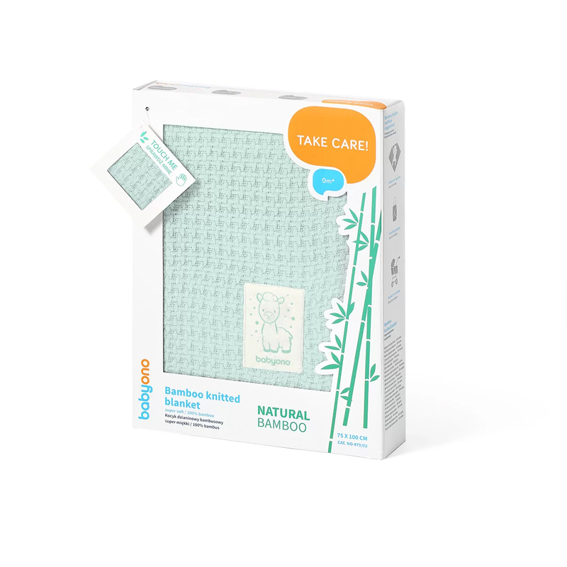 BabyOno Bambus dekica mint - cover