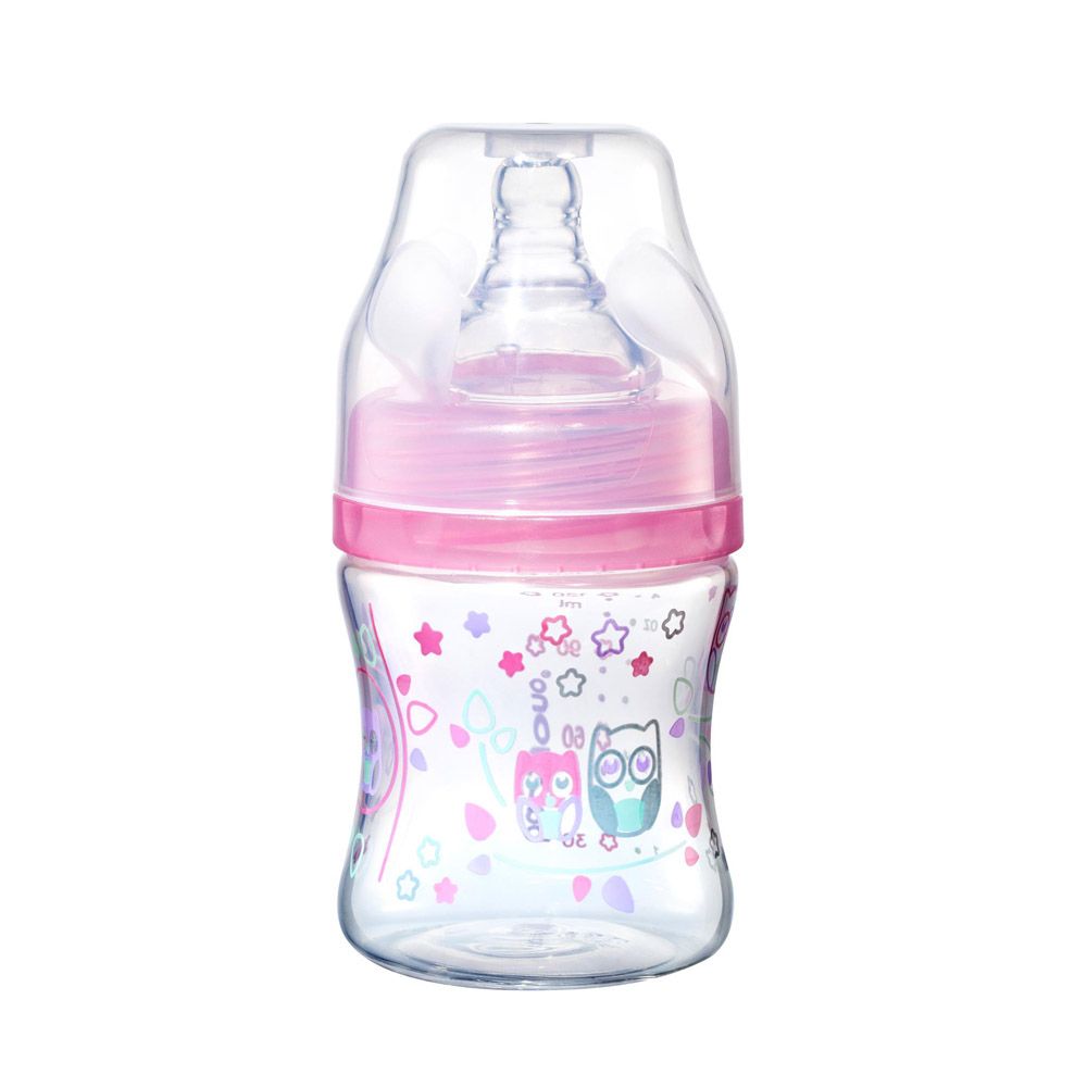 BabyOno Bočica 120ml antikolik, roza - cover