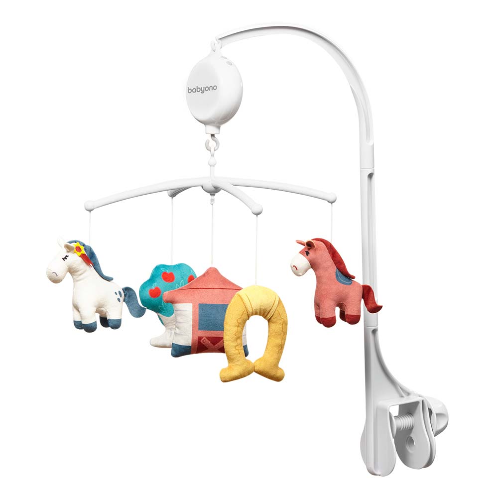 BabyOno Glazbeni vrtuljak Konjići - cover