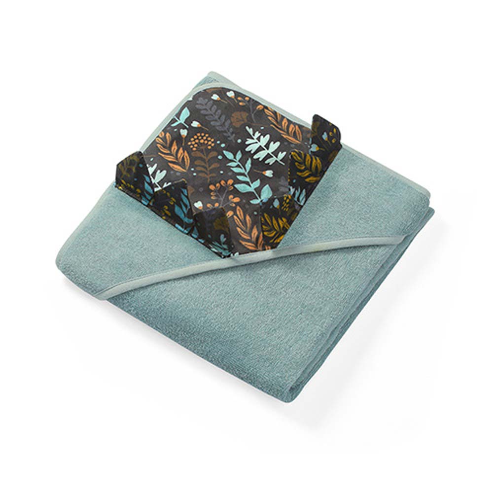 BabyOno Ručnik pamuk 100x100 cm, Hedgehog spines, tirkizni - cover