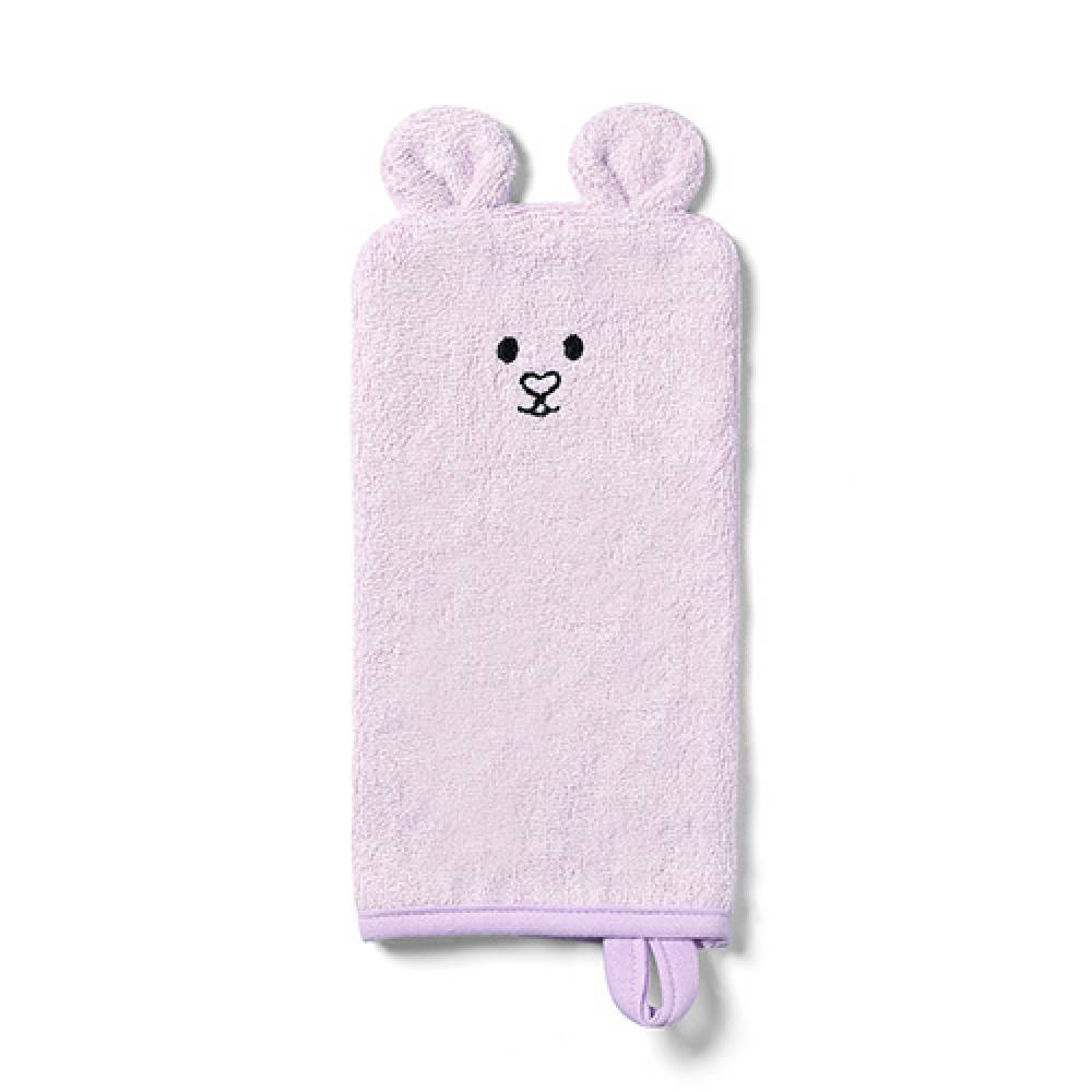 BabyOno Rukavica za pranje bambus Miš, roza - cover