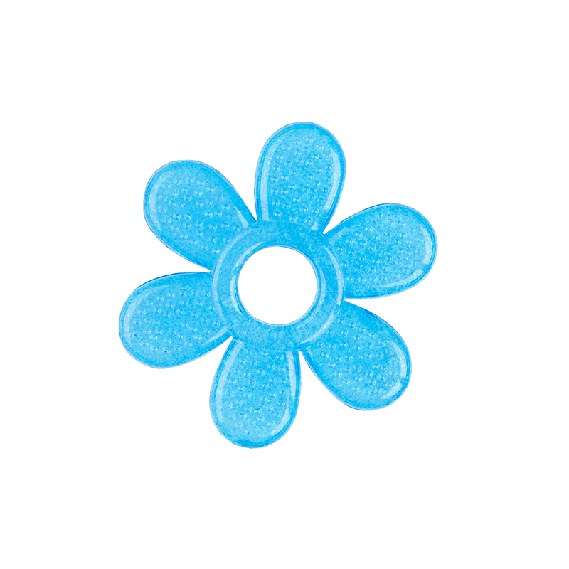 BabyOno Gelirana grickalica za zube Cvijet, plava - cover