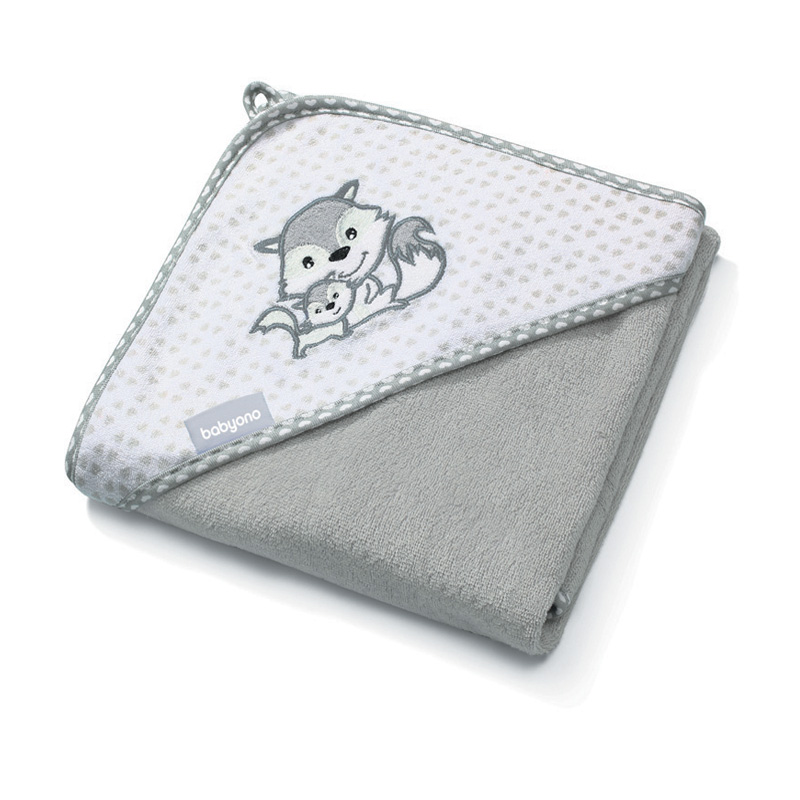 BabyOno Ručnik bambus 100x100 cm, siva - cover