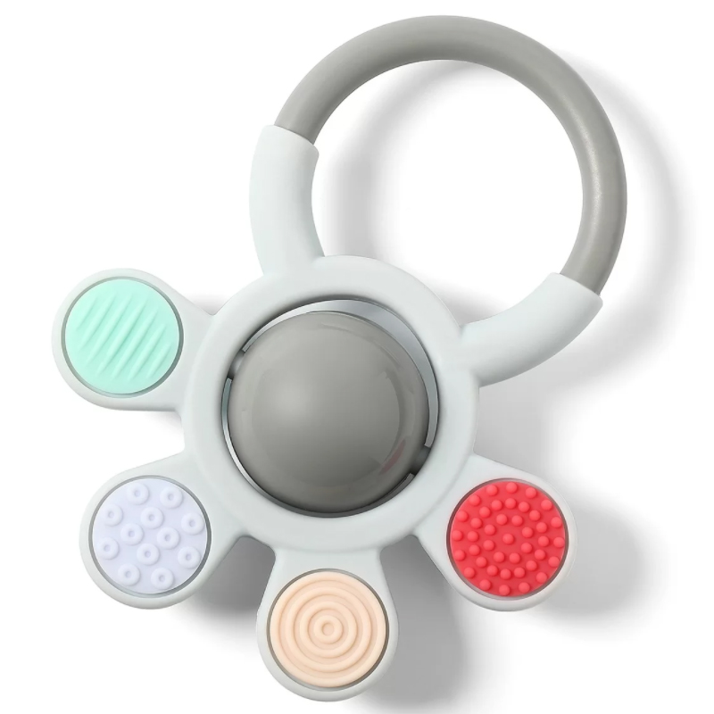 BabyOno Ortho Grickalica sa zvečkom, cvijet - cover