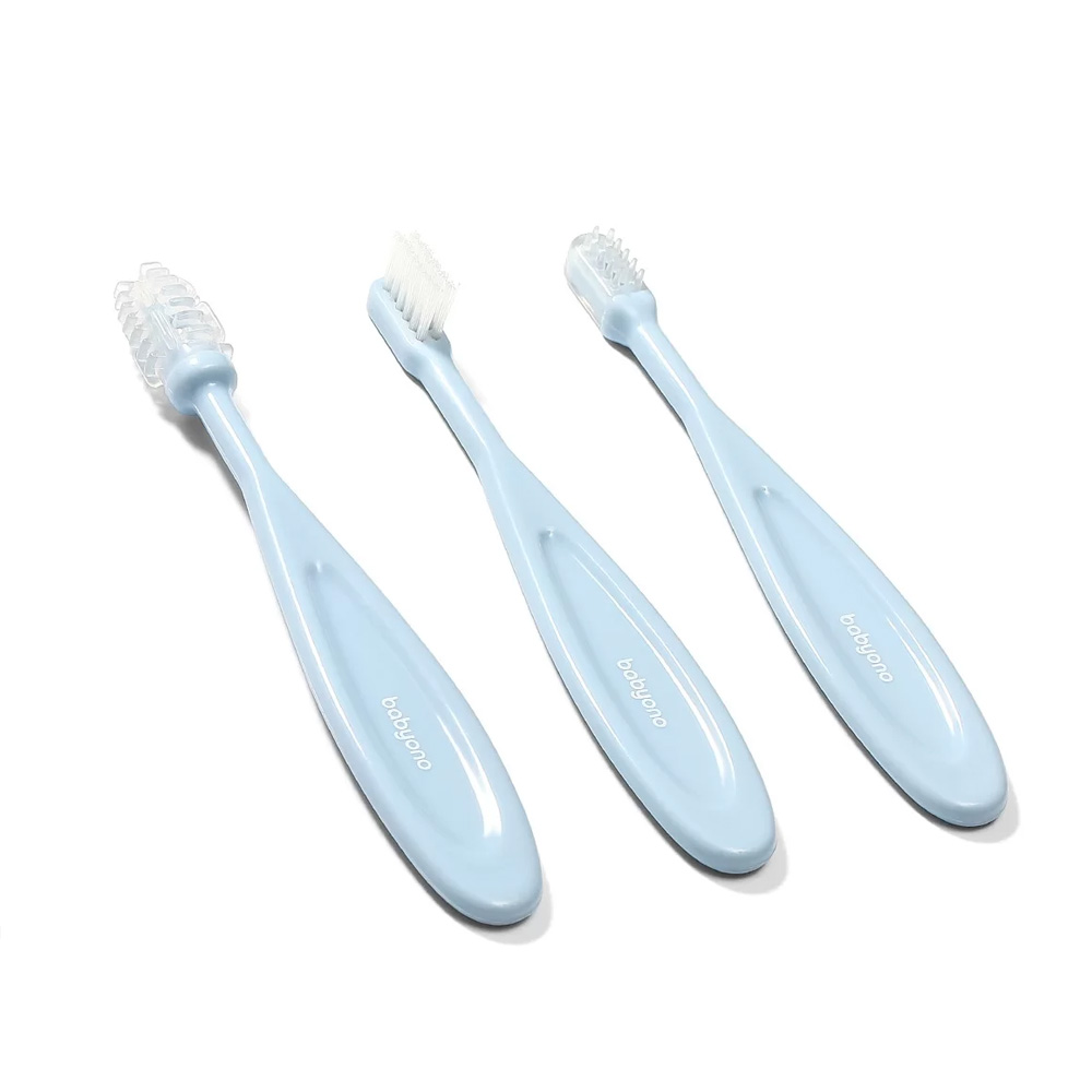 BabyOno Set četkica za bebe, plava - cover