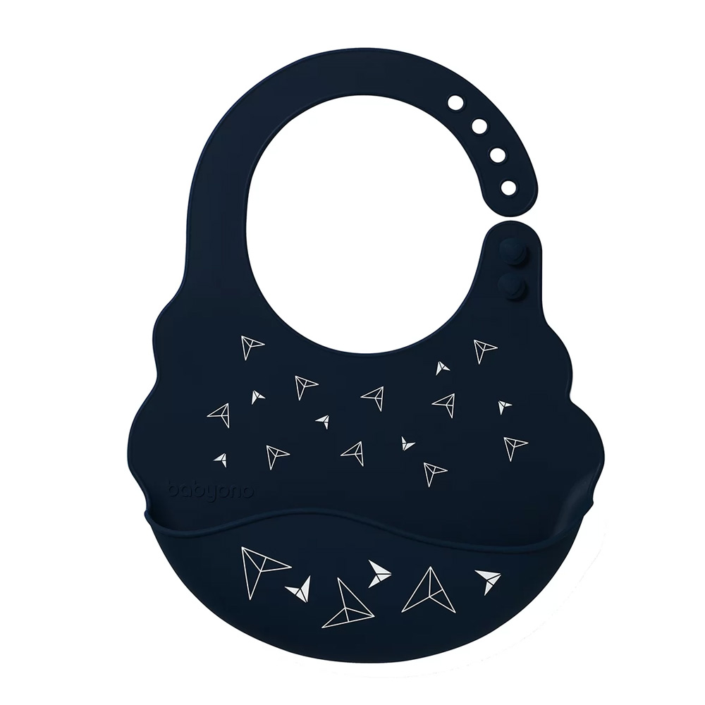 BabyOno Silikonski podbradak, Paper planes - cover