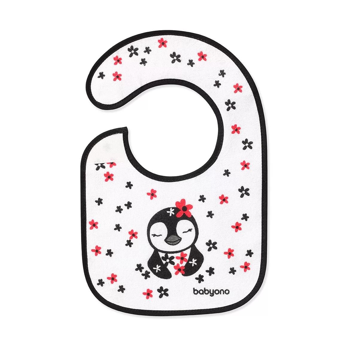 BabyOno Podbradak Jedem i rastem, pingvin - cover