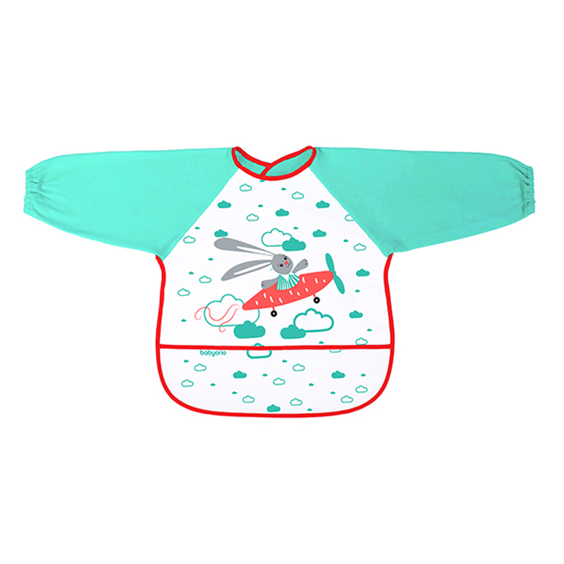 BabyOno Podbradak sa rukavima, tirkizni - cover