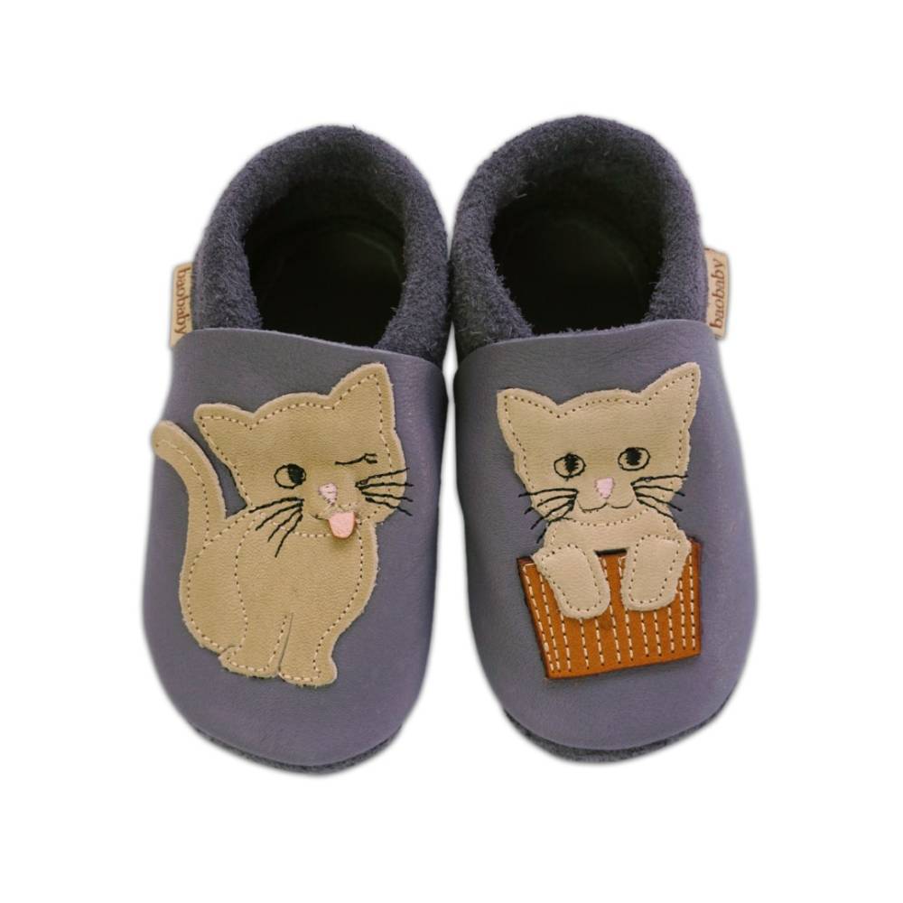 Baobaby Pelice - cipelice, klasične, Cats Kiss Grey, M - cover