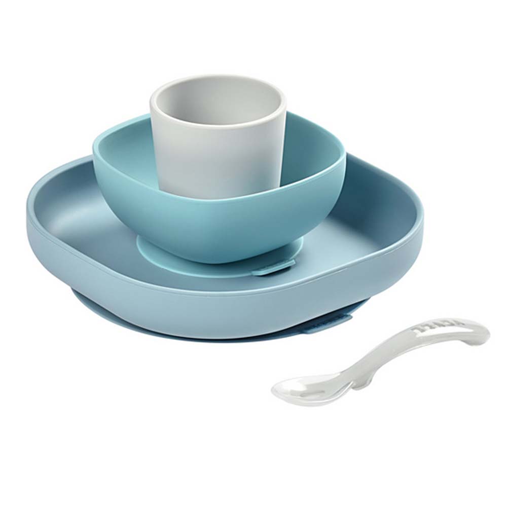 Beaba Silikonski set za jelo 4 - dijelni, Jungle - cover