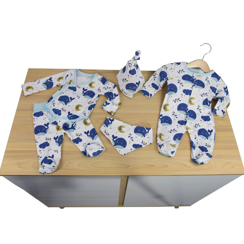 Bebe stars 5- dijelni poklon set Kit, plavi, 0-6 mj. - cover