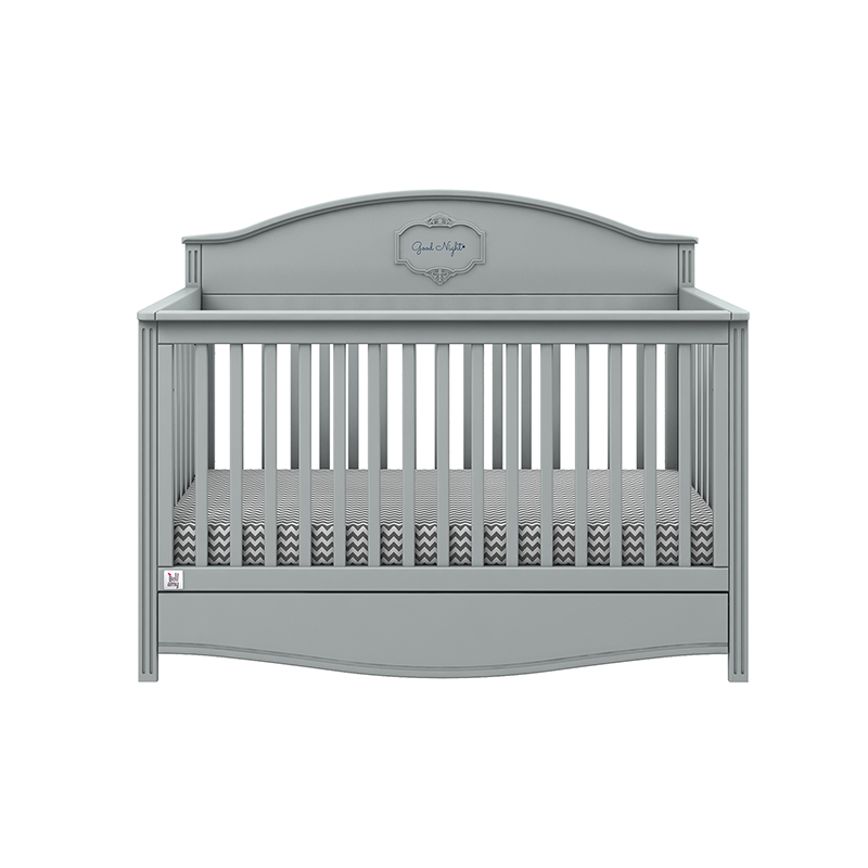 Bellamy Good Night krevetić 140x70 cm, grey - cover