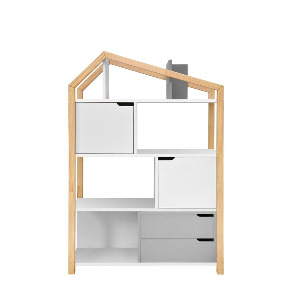 Bellamy Manhattan Phoebe regal za knjige, siva - cover