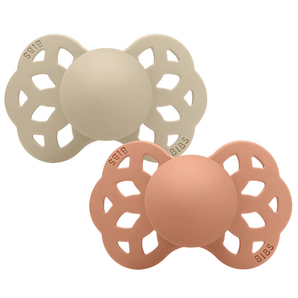 BIBS Infinity dude (anatomske) Vanilla/ Peach (vel. 2) - cover