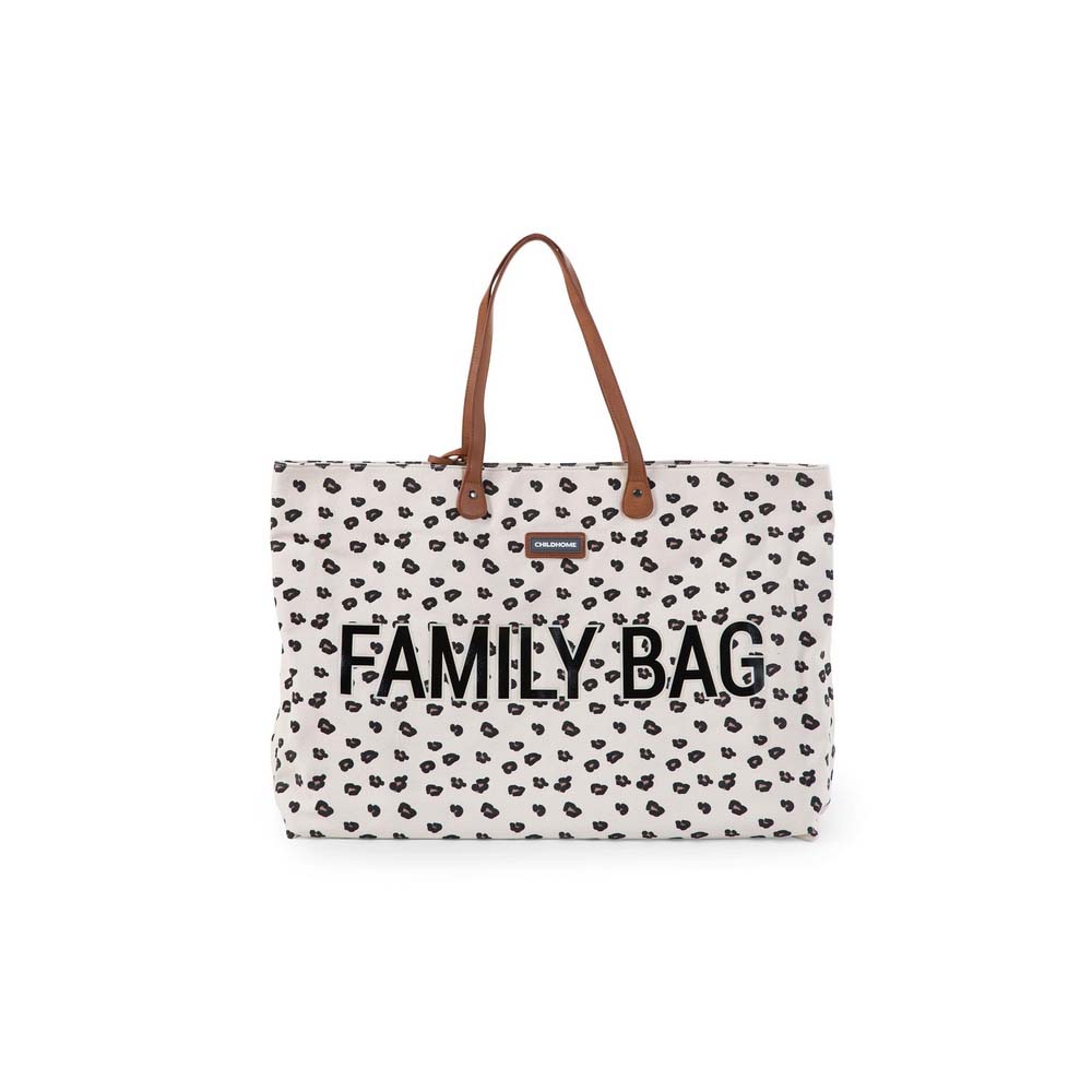 Childhome Torba Family bag, Canvas leopard - cover