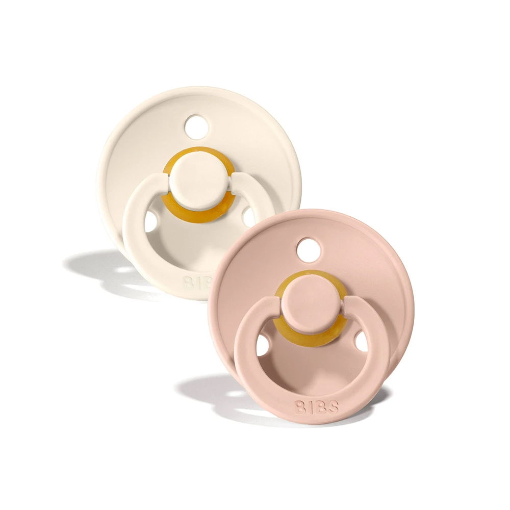 BIBS Colour dude (okrugle) - Ivory/Blush (vel.1) - cover