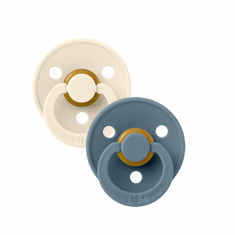 BIBS Colour dude (okrugle) - Ivory/Petrol (vel.2) - cover