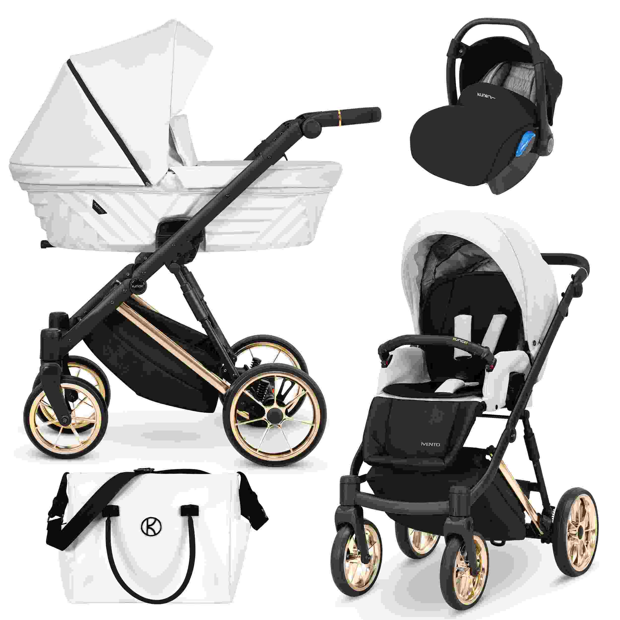 Dječja kolica Kunert Ivento Premium Gold, boja 08 3u1 B - cover