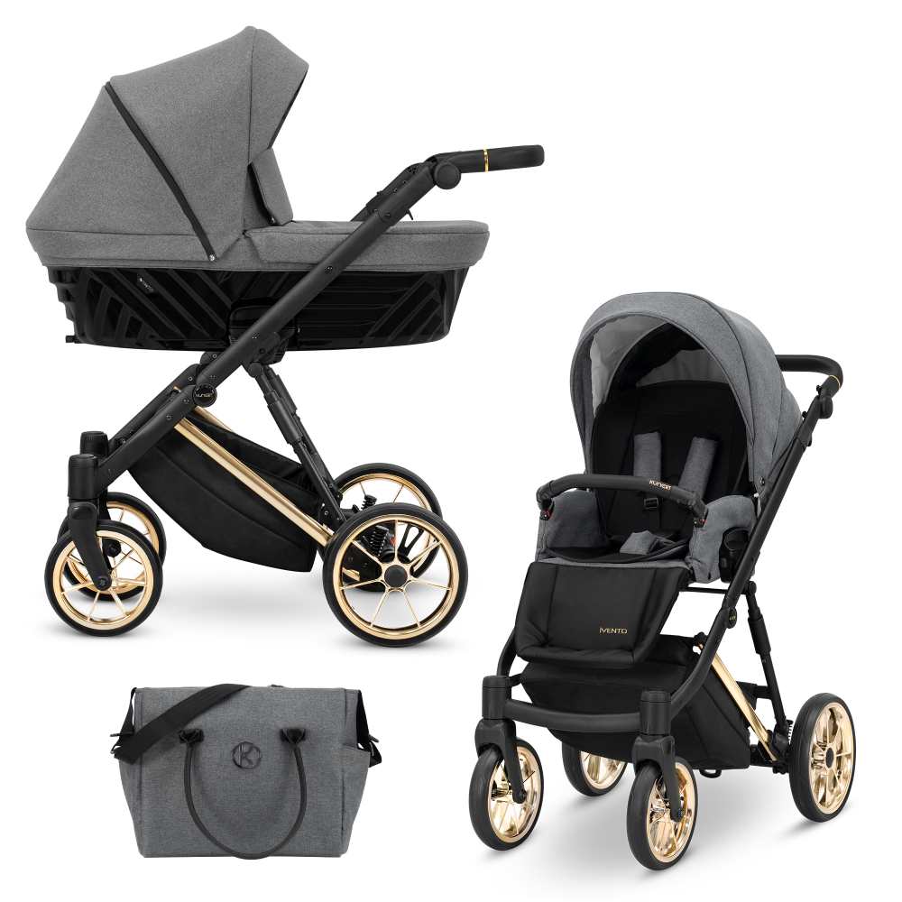 Dječja kolica Kunert Ivento Premium Gold, boja 09 2u1 - cover