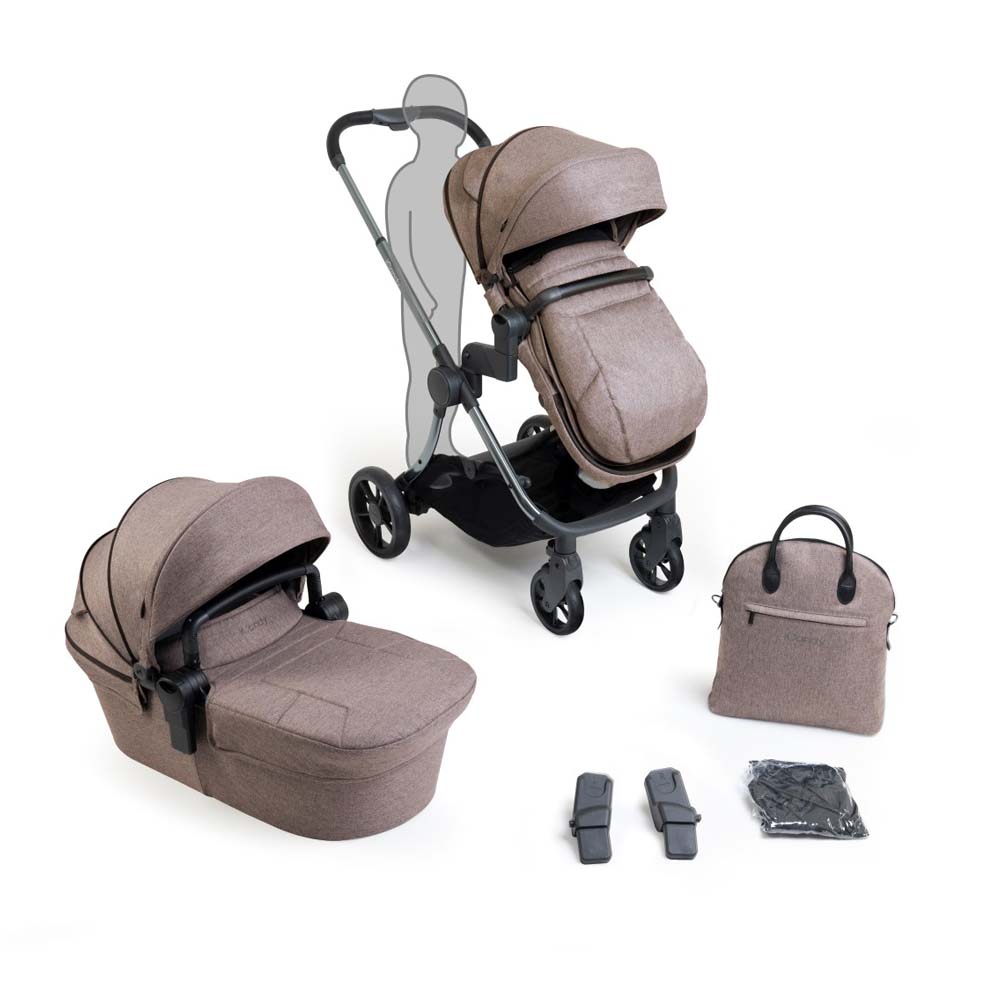 Dječja kolica iCandy Lime Lifestyle, Phantom Taupe Combo, crno podvozje - cover