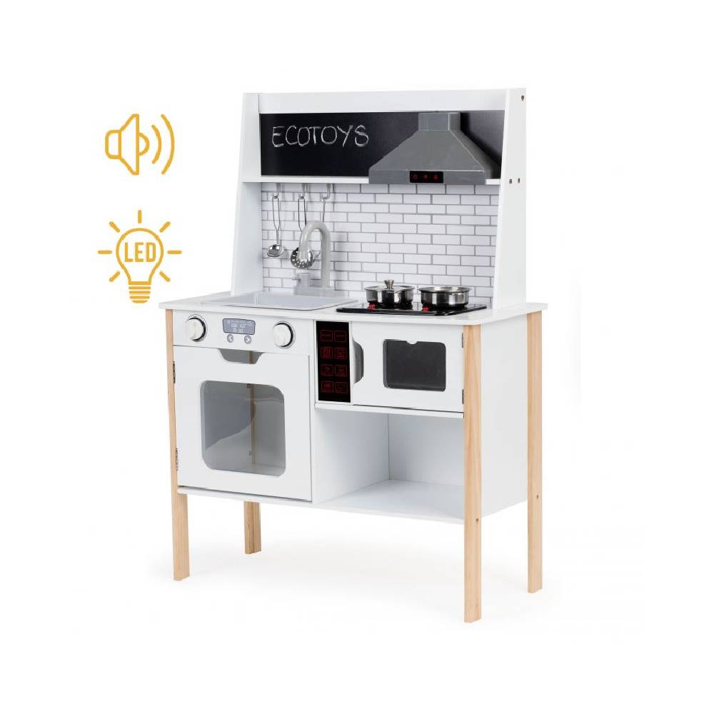 Drvena dječja kuhinja s efektima zvuka i svjetla - cover