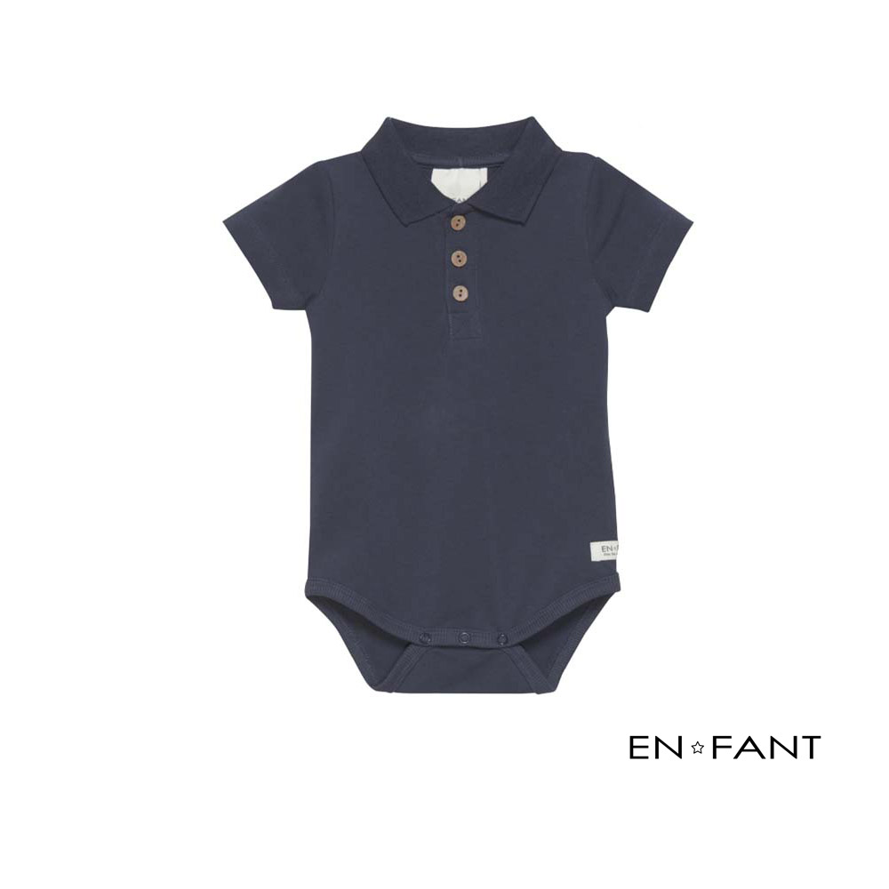 En Fant - Polo bodi s kratkim rukavima, India Ink, vel. 62 - cover