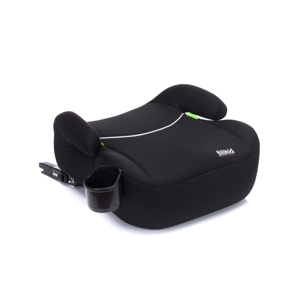 Fillikid Booster/sjedalo za auto s Isofix i-size priključkom i držačem za čašu, crna - cover