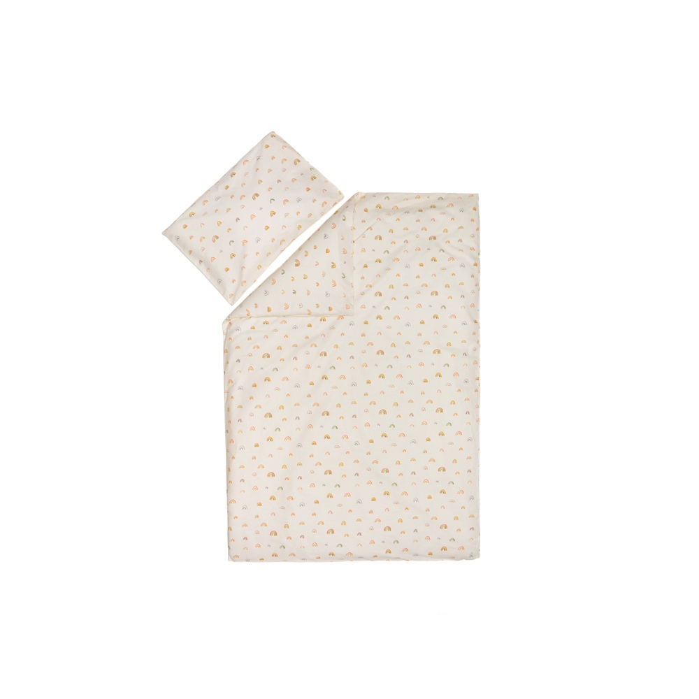 Fillikid navlaka za posteljinu 2 dijela 100x140 cm Rainbows beige - cover